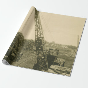 CRANE-OPERATOR SHOVEL 28 GESCHENKPAPIER
