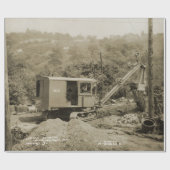 CRANE-OPERATOR SHOVEL 4 GESCHENKPAPIER (Flach)