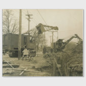 CRANE-OPERATOR SHOVEL (Nordwesttechnik) 14 Geschenkpapier (Flach)