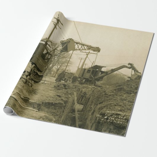 CRANE-OPERATOR SHOVEL (Nordwesttechnik) 14 Geschenkpapier (Ungerollt)