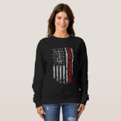 Crane Operator US Flag Crane Operator Sweatshirt (Vorne ganz)