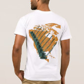 CRANE OPERATOR US MAP JIGSAW PUZZLE OPERATOR T-Shirt (Rückseite)