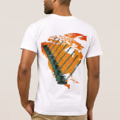 CRANE OPERATOR US MAP JIGSAW PUZZLE OPERATOR T-Shirt (Rückseite)