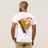 CRANE OPERATOR US MAP JIGSAW PUZZLE OPERATOR T-Shirt (Schwarz voll)