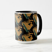 CRANE OPERATOR US MAP JIGSAW PUZZLE OPERATOR TASSE (VorderseiteRechts)