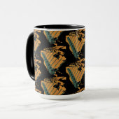 CRANE OPERATOR US MAP JIGSAW PUZZLE OPERATOR TASSE (Vorderseite Links)