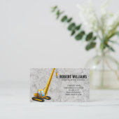 Crane | Personalausweis für Baumaschinen Terminkarte (Stehend Vorderseite)