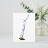 Crane Postkarte (Stehend Vorderseite)