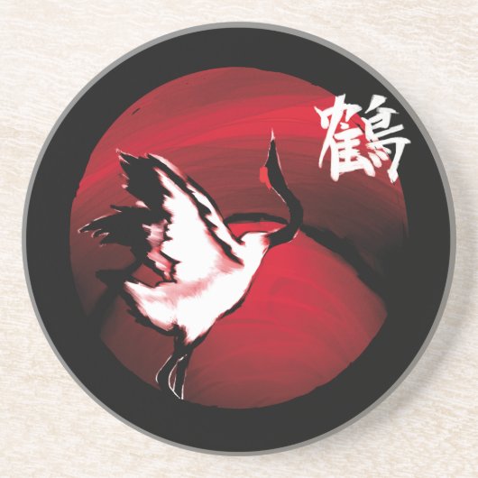 Crane Sandstein Untersetzer (Vorne)