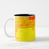 Crane Shovel OPERATION ENGINEER Art Bulldozer SUN Zweifarbige Tasse (Links)