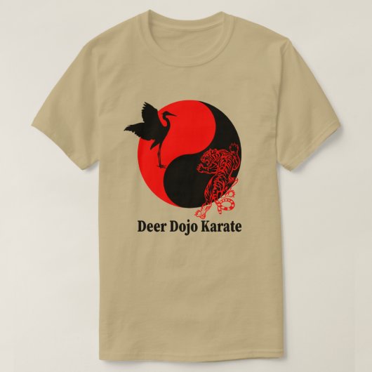 Crane Tiger - Deer Dojo T-Shirt (Design vorne)