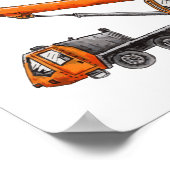 Crane Truck Poster (Ecke)