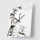 Crane Wall Clock Quadratische Wanduhr (Winkel)