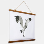 Crane Wandteppich Mit Holzrahmen (Gewinkelt)