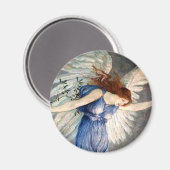 Cranes Engel des Friedens Magnet (Vorderseite/Rückseite)