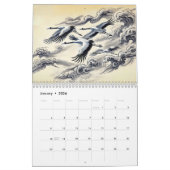 Cranes in Ink – A Journey Through Seasons 2026 Kalender (Jan 2026)