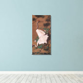 Cranes, Watanabe Shuseki, japanische Kunst Leinwanddruck (Insitu (Holzboden))