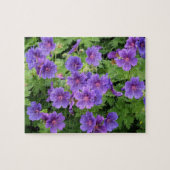 Cranesbill Geranium Floral Jigsaw Puzzle (Horizontal)