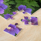 Cranesbill Geranium Floral Jigsaw Puzzle (Seite)