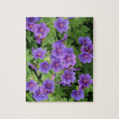 Cranesbill Geranium Floral Jigsaw Puzzle (Vertikal)