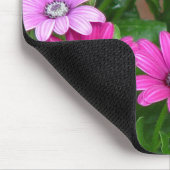 Cranesbill Pelargonie (rosa Blumen) Mousepad (Ecke)