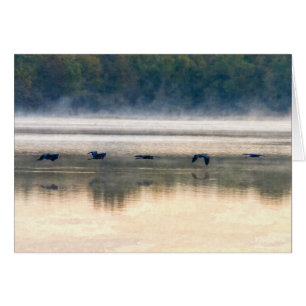 Cranflug Painterly Card