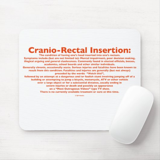 Cranio-Rectal Insertion Mousepad (Mit Mouse)