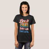 Cranio Sacral Sunset mit Cranio Sacral T-Shirt (Vorne ganz)