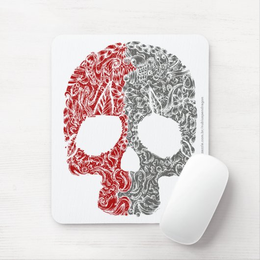 Crânio Stille Mousepad (Mit Mouse)