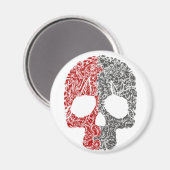 Crânio Sttile Magnet (Vorderseite/Rückseite)