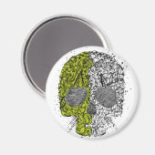Crânio Sttile Magnet (Vorderseite/Rückseite)