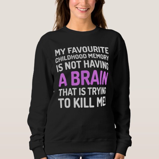 Craniotomy & Brain Sweatshirt (Vorderseite)