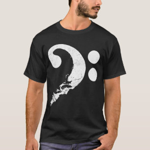 Cranium in Form von Bass Clef Bassist Mu T-Shirt