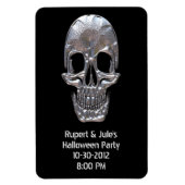 Cranium Sound Ghost Skull Magnet (Vertikal)