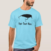 Crankbait Fishing Lure to Personalization T-Shirt (Vorderseite)