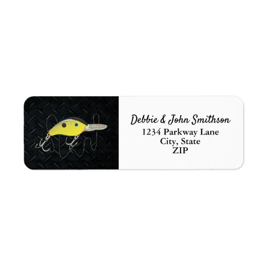 Crankbait Lure-Adresse der Charta für den Fischfan (Vorne)