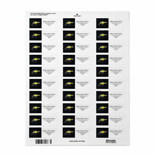 Crankbait Lure-Adresse der Charta für den Fischfan (Vorne)