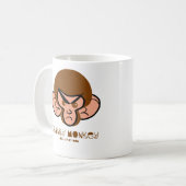 cranky Affe-Tasse Kaffeetasse (Vorderseite Links)