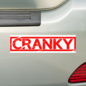 Cranky Briefmarke Autoaufkleber (Auf Auto)