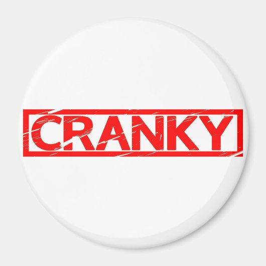 Cranky Briefmarke Magnet (Vorne)