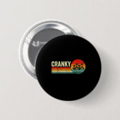Cranky Car Engine Crankshaft Fathers Day Dad Men H Button (Vorne & Hinten)