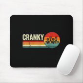 Cranky Car Engine Crankshaft Fathers Day Dad Men H Mousepad (Mit Mouse)