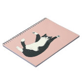 Cranky Cat Dance Print | Funny and Quirky Cat Art Notizblock (Linke Seite)