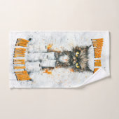 Cranky Cat Hoarding for a Crisis Handtuch (Handtuch)