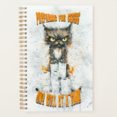 Cranky Cat Hoarding for a Crisis Planer (Vorderseite)