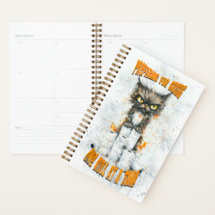 Cranky Cat Hoarding for a Crisis Planer