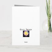 Cranky Christmas Elf Merry Bah Humbug Day Karte (Rückseite)