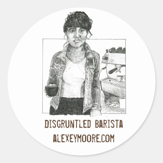 Cranky Courtney Sticker (Vorderseite)