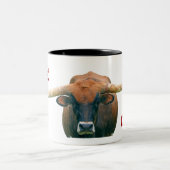 Cranky Cow - Zwei Tone Tasse - Kaffee brauchen (Mittel)