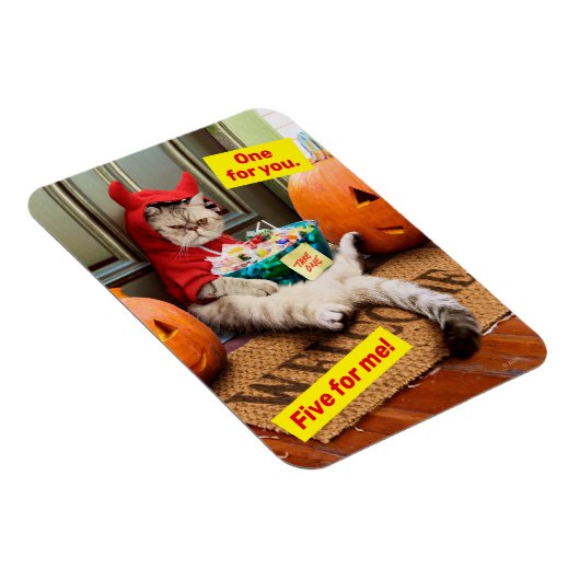 Cranky Devil Cat Magnet (Rechte Seite)